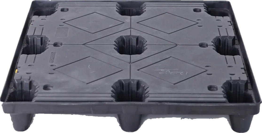 Inside view of FLC pallet base